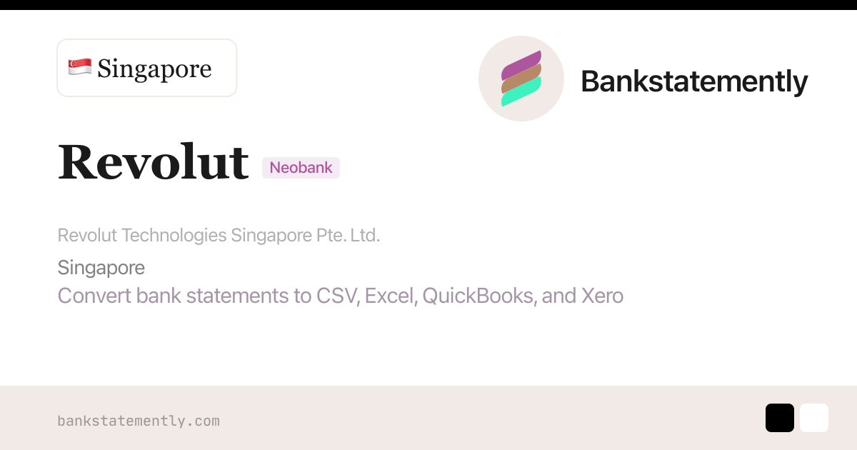Revolution Bank Statement Example Revolut Bank Statement to CSV & Excel